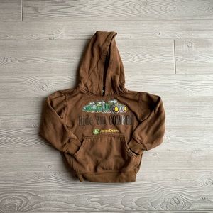 John Deere Ride ‘em Cowboy Tractor Hoodie